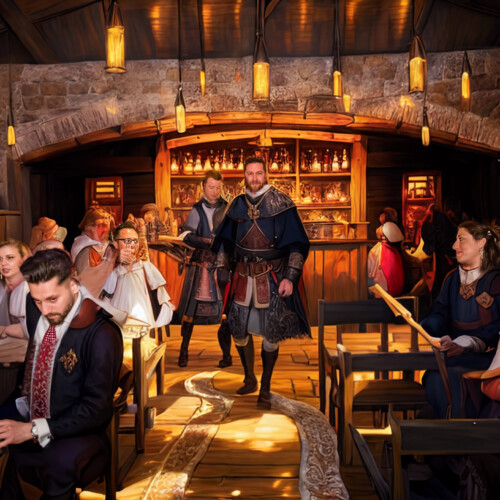 Retouching a photo with artificial intelligence in the Renaissance style