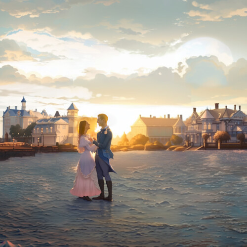 Retouching a photo with artificial intelligence in the Victorian Age style