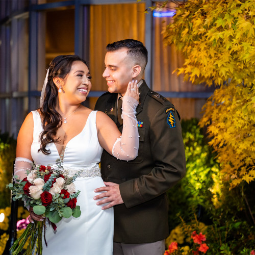 Retouching a photo with artificial intelligence in the Cyberpunk style