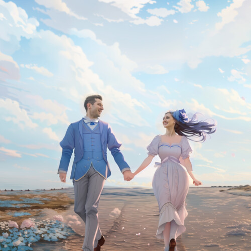 Retouching a photo with artificial intelligence in the Victorian Age style